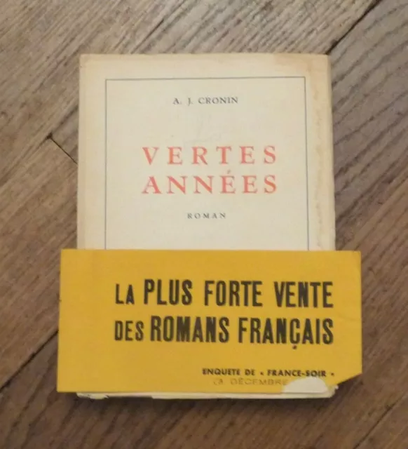 🌼 Les Vertes Années- A J Cronin- Editions De La Paix