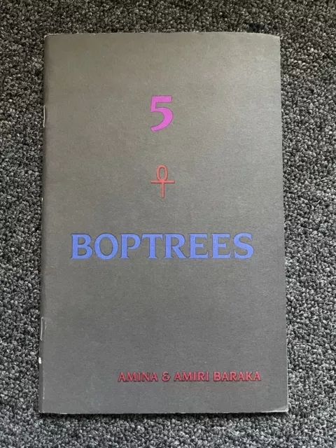 Rare 5 BOPTREES 1990 poetry book AMINA & AMIRI Baraka signed African American