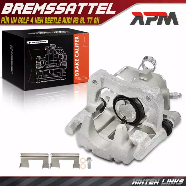 Bremssattel mit Halter Hinten Links für VW Golf 4 New Beetle Audi A3 8L TT 8N