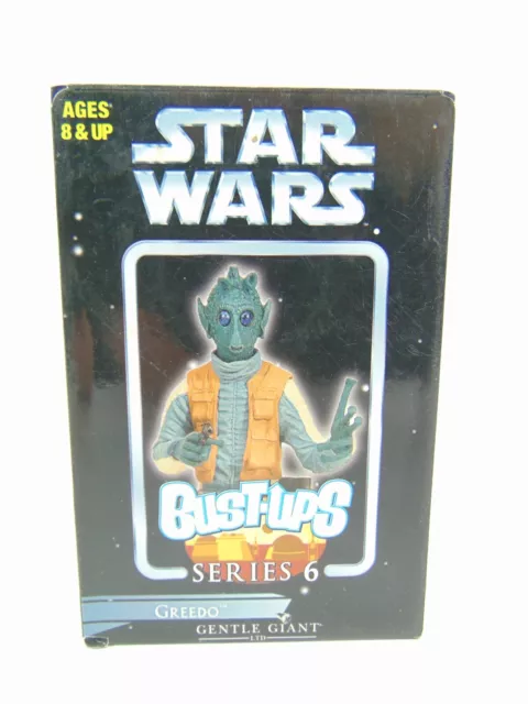 BUST-UPS GENTLE GIANT STAR WARS GREEDO VINTAGE 2006 jamais ouvert