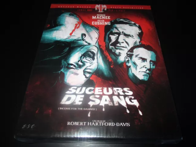 COF BLU-RAY + DVD NEUF "SUCEURS DE SANG" Patrick MacNEE Peter CUSHING - horreur