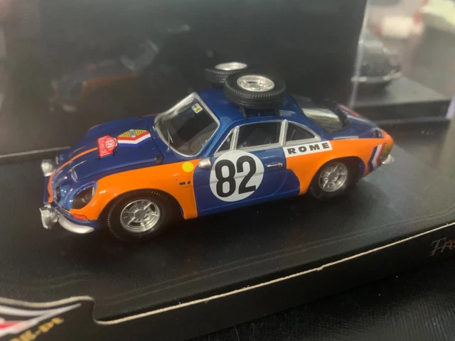 Coche Miniatura Alpine A110 1/43 Trofeu Renault 1800 No.33 Rallye WM Tour De Corse 1975 G Fantino Dor