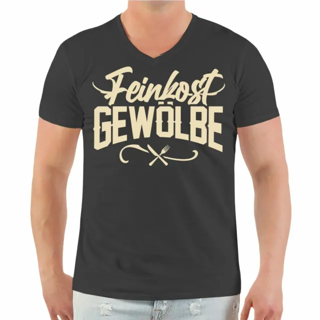 T-Shirt Feinkostgewölbe lustige Sprüche Funshirt Männertag big Size S bis 10XL
