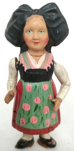 TRES JOLIE PETITE figurine de perroquet en biscuit, porcelaine ancienne