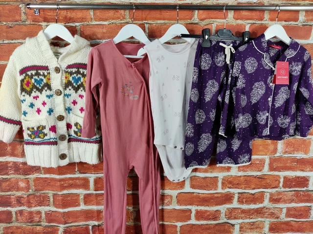 GIRLS BUNDLE AGE 2-3 YEARS NEXT M&S etc CARDIGAN PYJAMAS SLEEPSUIT TODDLER 98CM