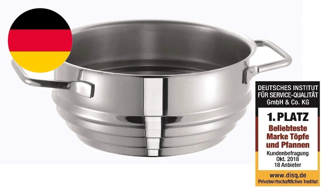 Schulte-Ufer Wega Multi-Dämpfaufsatz, Edelstahl, Silber, Universal