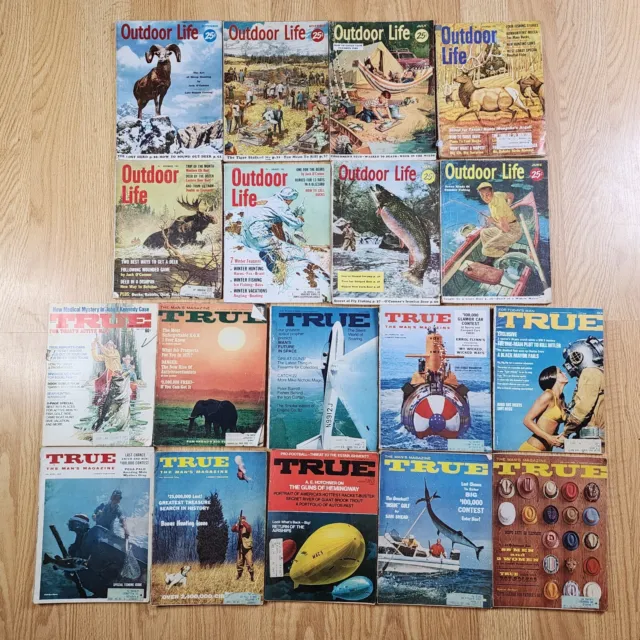 VINTAGE MAGAZINE LOT - Outdoor Life-Forest and Stream