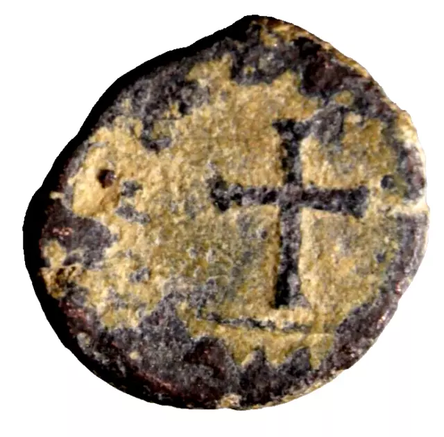 Galla Placidia. Augusta AD 421-450. Æ Minimus Ancient Roman Coin Christian CROSS