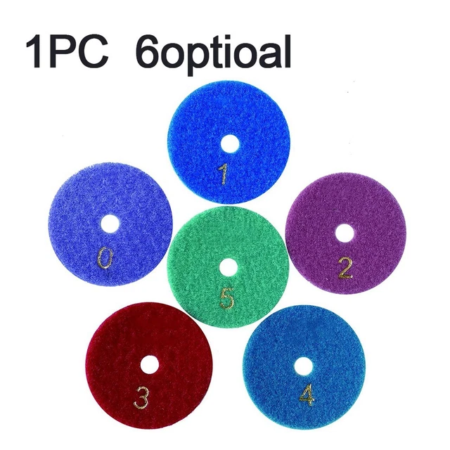 Dischi Diamantati Per Lucidatura 100mm | Grana 50, Per Granito E Marmo - 6 Pezzi - Foto 13
