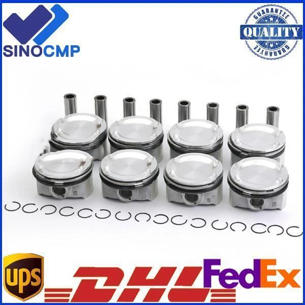 8x Pistons Rings Kit Φ89mm For BMW M5 M6 X5 X6 M E70 F12 F13 S63B44 4.4T V8