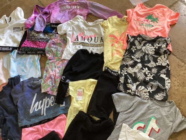 Pacchetto abbigliamento estivo enorme per ragazze 7-8 anni, 45+ articoli 5