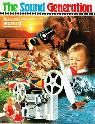 Publicité Advertising 0222  1977  caméra projecteur  Eumig  souviens toi.... 