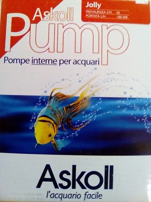 Askoll ASKOLL JOLLY CENTOUSI POMPA INTERNA ACQUARIO LAGHETTO FONTANA REGOLABILE 
