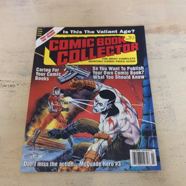 Comic Book Collector Magazine Vol 1 No 3 March 1993-Is This The Valiant Age?