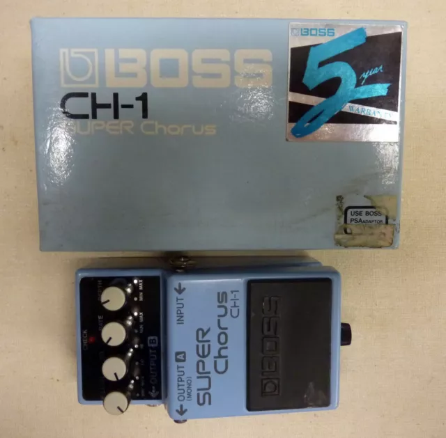 Pédale d'effet BOSS Super Chorus CH-1