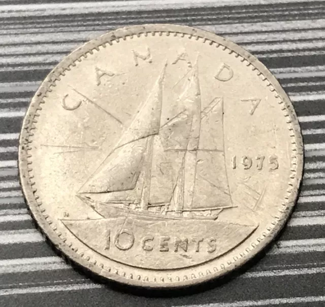 1975 CANADA 10 TEN CENT COIN | CANADIAN 10 CENTS | Lot 4541