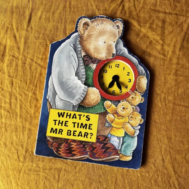 What’s The Time Mr Bear • Time Telling Education Childrens Book • Prue Theobalds