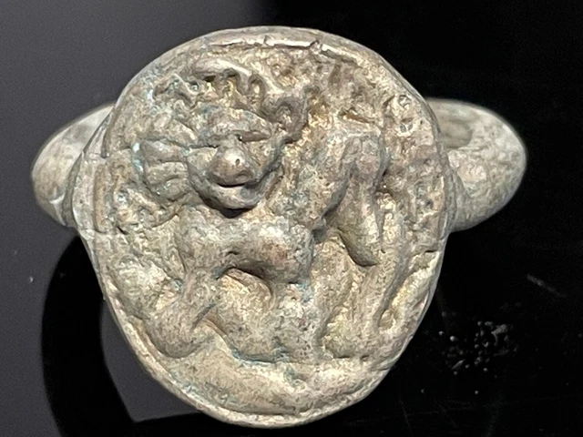 Acient Rome Rings ANCIENT ROMAN SILVER Legionary Ring (57) £27.00 - PicClick UK