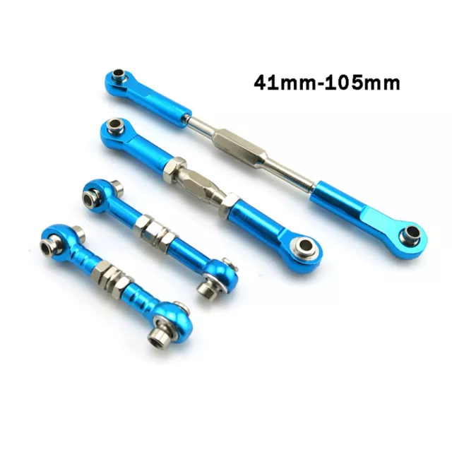 Aluminium Alloy Steering Turnbuckle Arms Adjustable Steering Link Rod Tie Rod