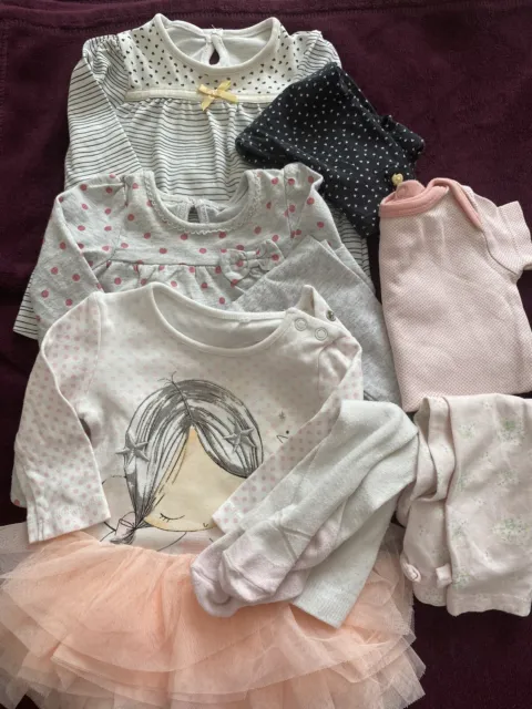 Pacchetto vestiti per bambine età 0-3 mesi