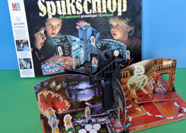 SPUKSCHLOSS 1985 MB Gesellschaftsspiel Vintage Brettspiel mit Originalverpackung