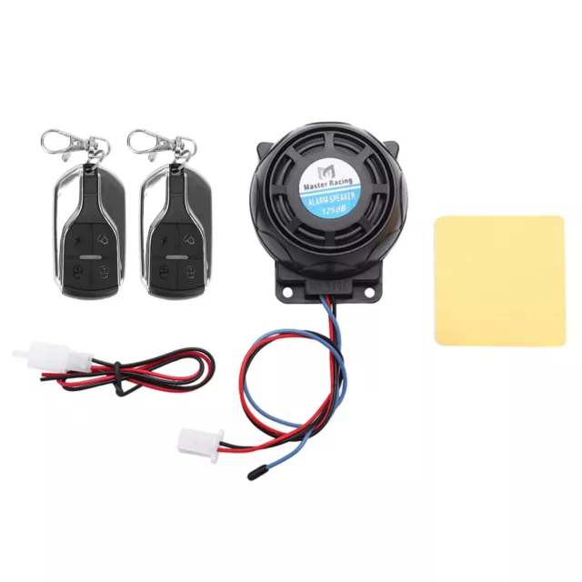 12V Motorcycle Motorbike Start Alarm System 2 Remote Control Security Anti-Theft