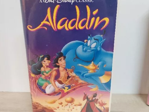 1993 Walt Disney Aladdin Black Diamond Edition The Classics VHS Tape