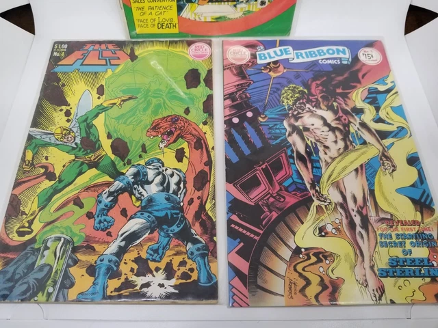 Red Circle Comics Lot of 3: Sorcery #6, The Fly #4, & Blue Ribbon #3 3