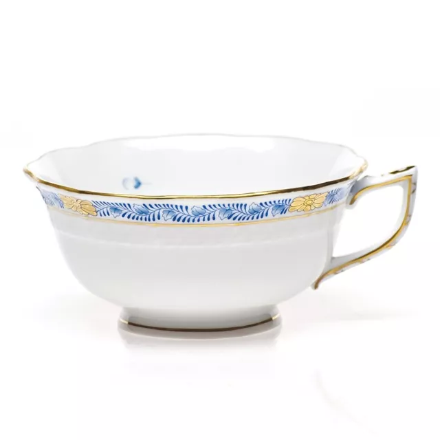 Herend Chinese 249459 Bouquet Porcelain Tea Cup Garland Blue