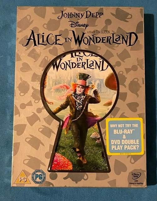 WALT DISNEY DVD Film - Alice In Wonderland. RARE CASE. Johnny Depp ...
