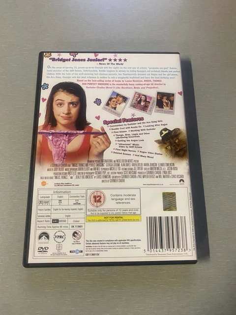 Sneging ANGUS, THONGS AND Perfect Snogging DVD PAL Widescreen Subs (12) 2008 £3 ...