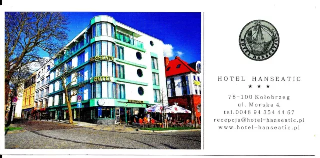 Werbeprospekt "Hotel Hanseatic", Kolobrzeg (Früher: Kolberg)