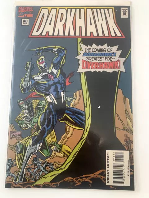 Darkhawk #48 1st Appearance Overhawk Low Print Run Marvel Comics 1995