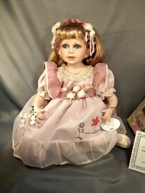 Porcelain Doll  "Sarah "  Knightsbrige  Collection   18  "-46 cm