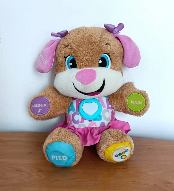 Peluche Interactive Soeur De Puppy. Puppy Sister Eveil Progressif. Fisher Price