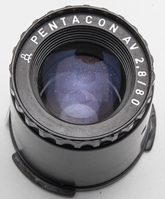 Pentacon Av 2.8/80 80mm 2.8 Lente Proiezione Obiettivo