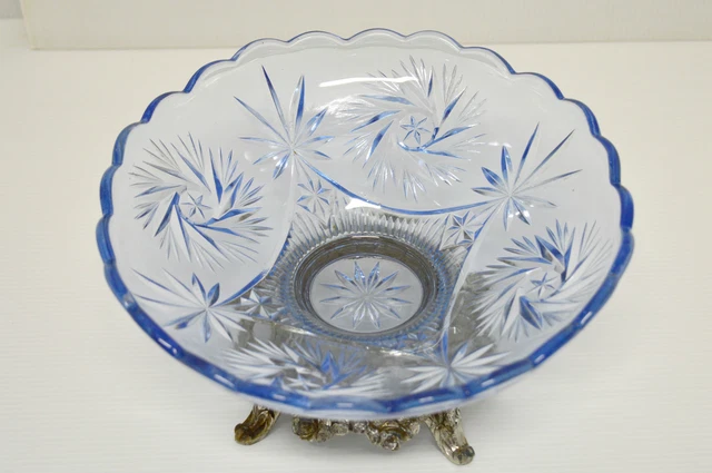 Coupe émaillée verrerie de Leune