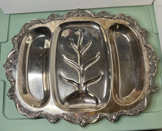 Poole Silverplate EPC Old English #5009 Meat Serving Tray