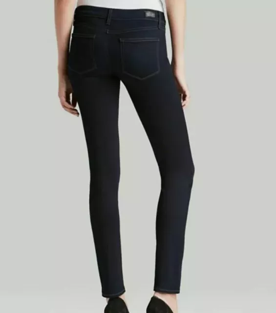 Paige Skyline Skinny Mid Rise Jeans In Mona Size 28 $179 2