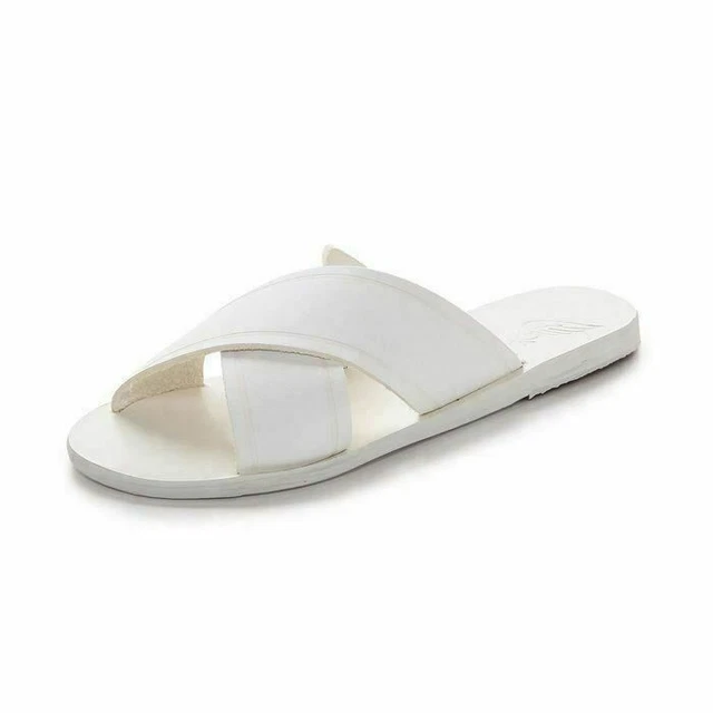 Ancient Greek Sandals 36 Thais pelle Bianca Fermacapelli Sandali 5