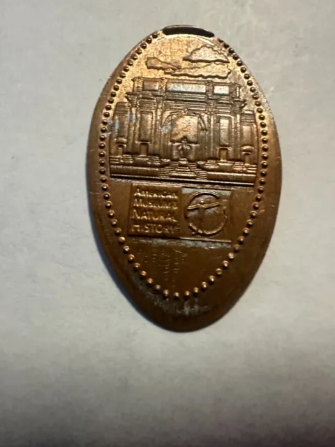 American Museum of Natural History Elongated Smashed Coin Penny