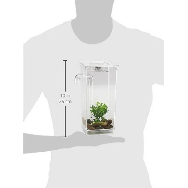 My Fun Fish Cleaning Tank 4.5" x 4.5" x 10" - New in Box 2