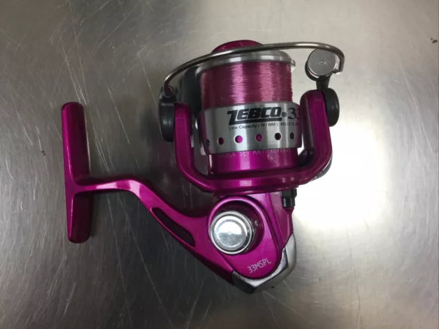 PINK ZEBCO 33MSPL Reel CP4 33micro Lady Pink Ice Fishing Reel HOT PINK  $18.79 - PicClick