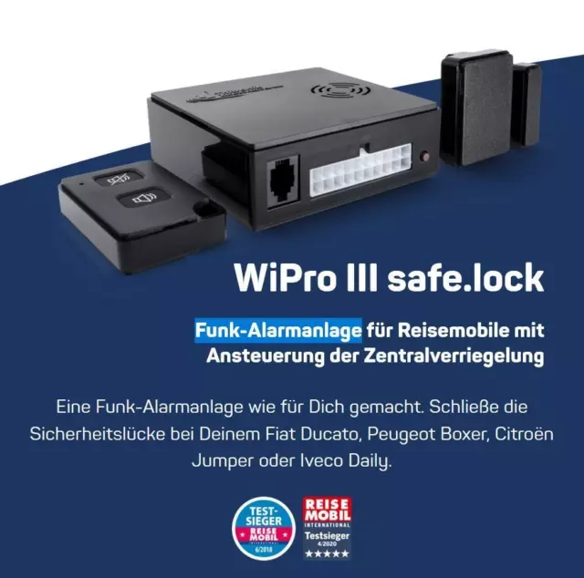 Thitronik 101050 Wipro III " Safe.lock " Radio Système D'Alarme