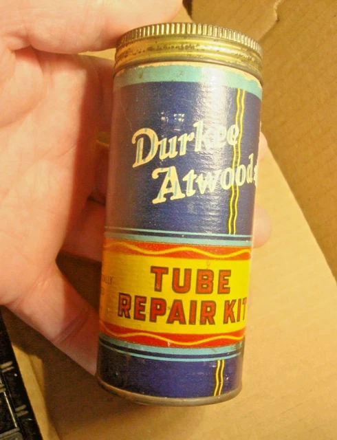Rare Durkee Atwood Tire Tube Repair Kit 1930'S 1950'S