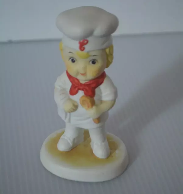 VTG 1993 Campbell's Soup Kids Figurine "Little Chef" Historical Series Ceramic 2