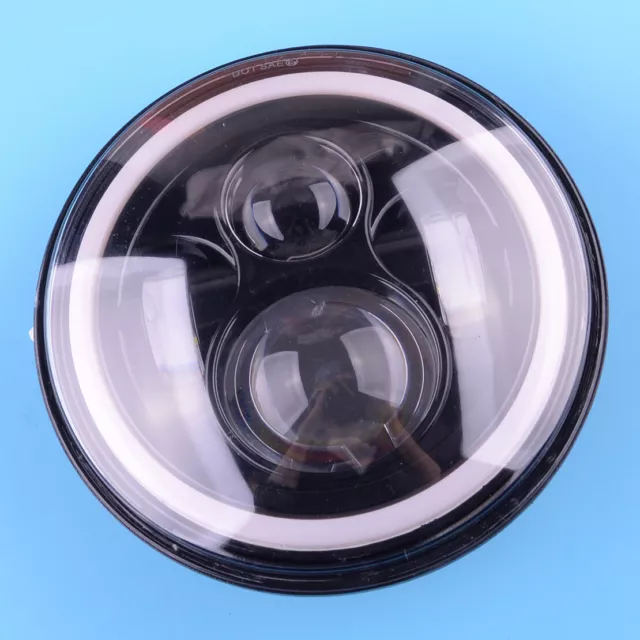 1Pc 7" LED Round Hi-Lo Beam Headlight Fit For Jeep Wrangler JK LJ TJ CJ