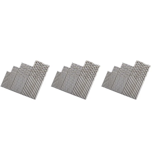 120 pcs Round Precision HSS Drill Bits High Steel Drill Set for Metal Wood