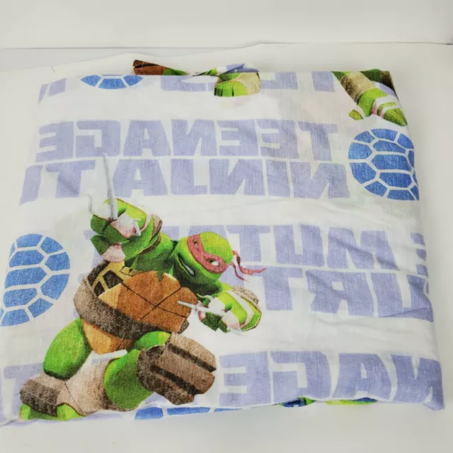 Ropa de cama plana tamaño doble Nickelodeon Teenage Mutant Ninja Turtles TMNT