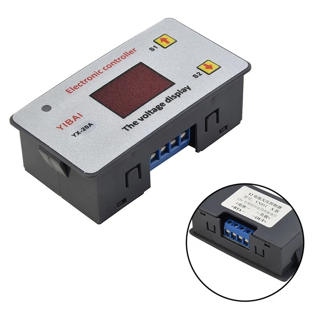 Indicatore LED Batteria Controller Sottotensione Interruttore Protezione Automatica